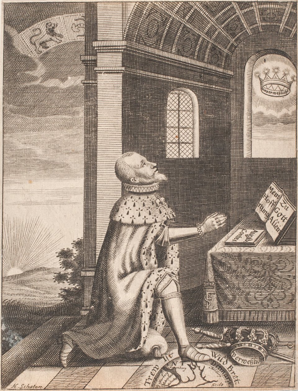 Frigyes király II alkotó: Hubert Schaten