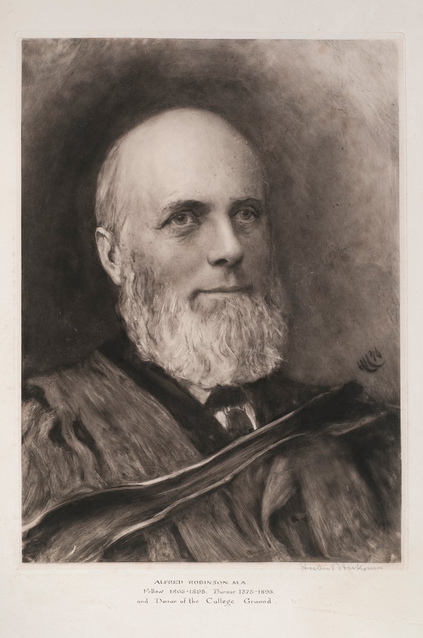 Alfred Robinson, 1896 (monokróm nyomat) alkotó: Hubert von Herkomer