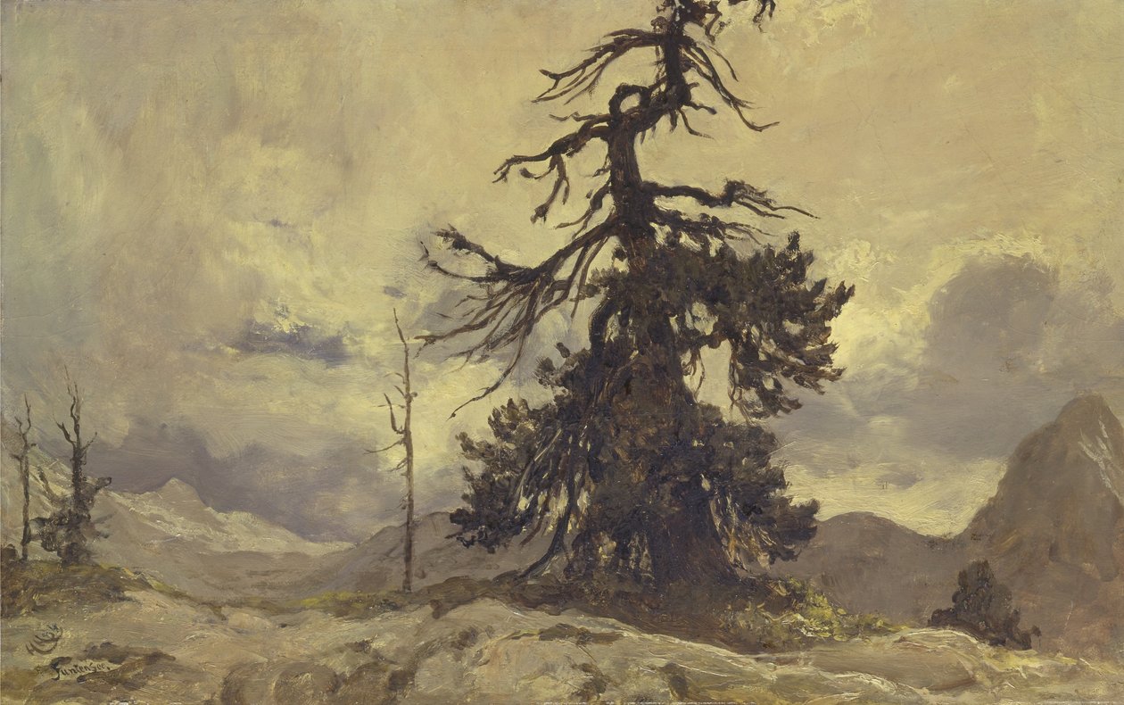 A haldokló uralkodó „Fungersee” alkotó: Hubert von Herkomer