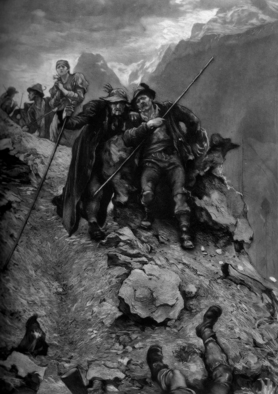 Az orvvadászok sorsa, 1879 c1880-1882. alkotó: Hubert von Herkomer