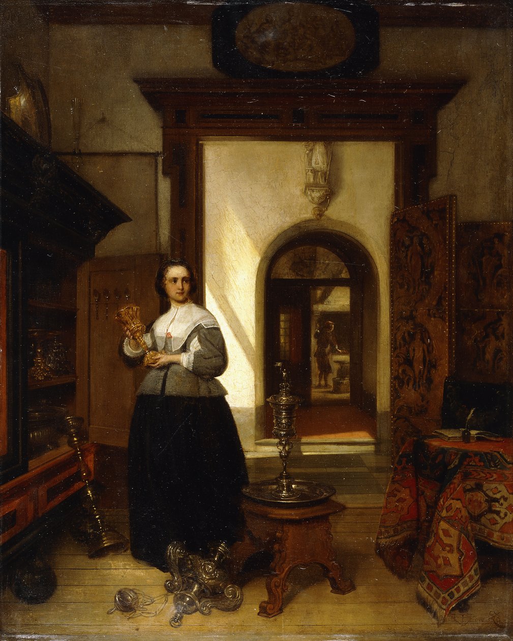 A leltár, 1864 alkotó: Hubertus van Hove