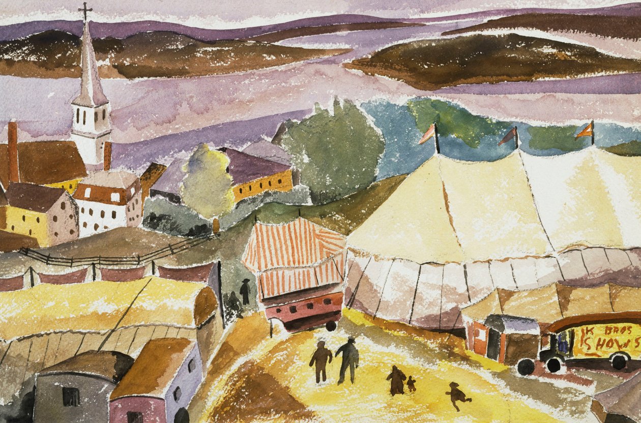 A Cirkusz Treportba érkezik alkotó: Hugh Collins