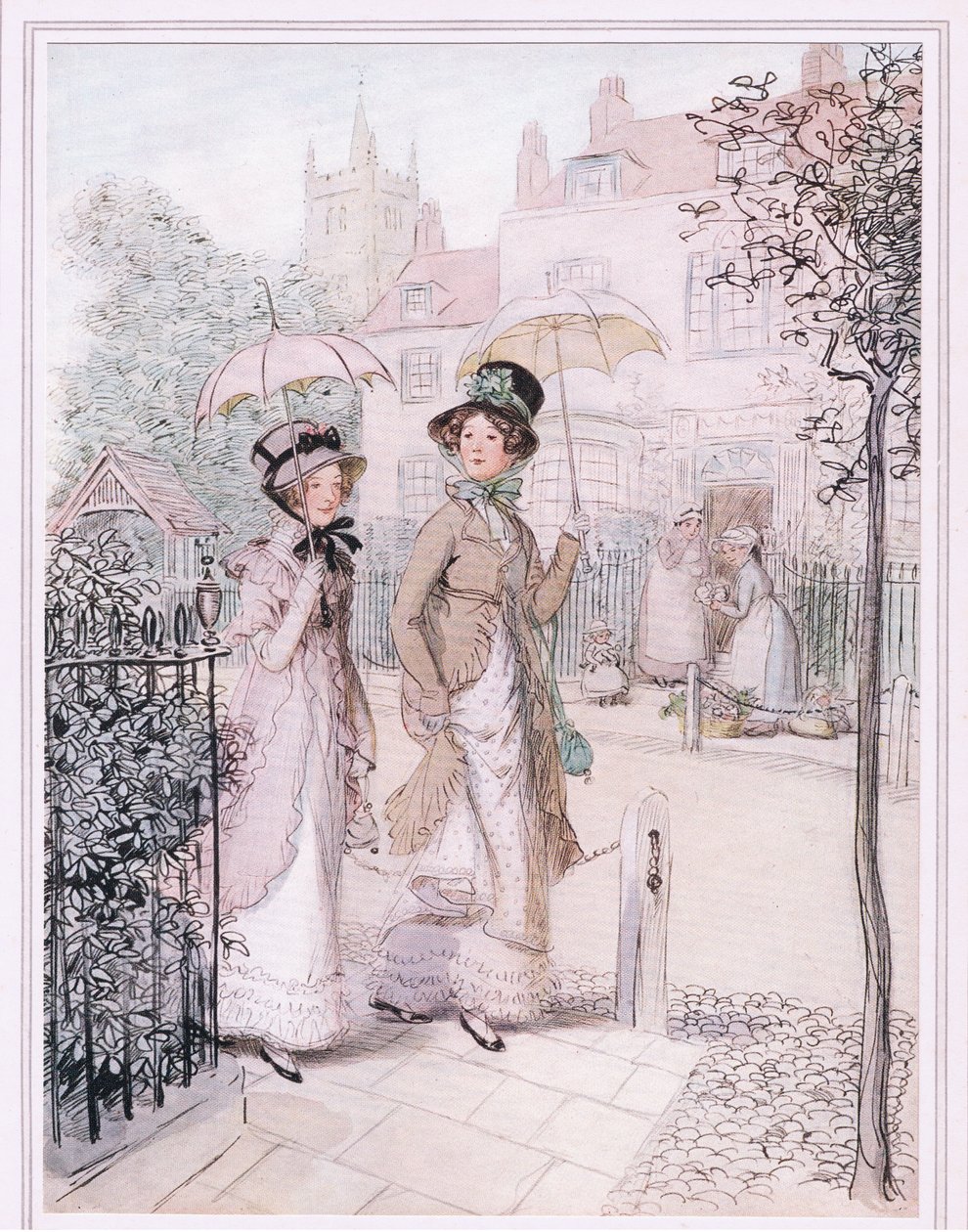 Miss Willoughby: Ma már mindenhol úgy ismernek bennünket, Susan, te és én, mint a Quality Street vénlányai. alkotó: Hugh Thomson