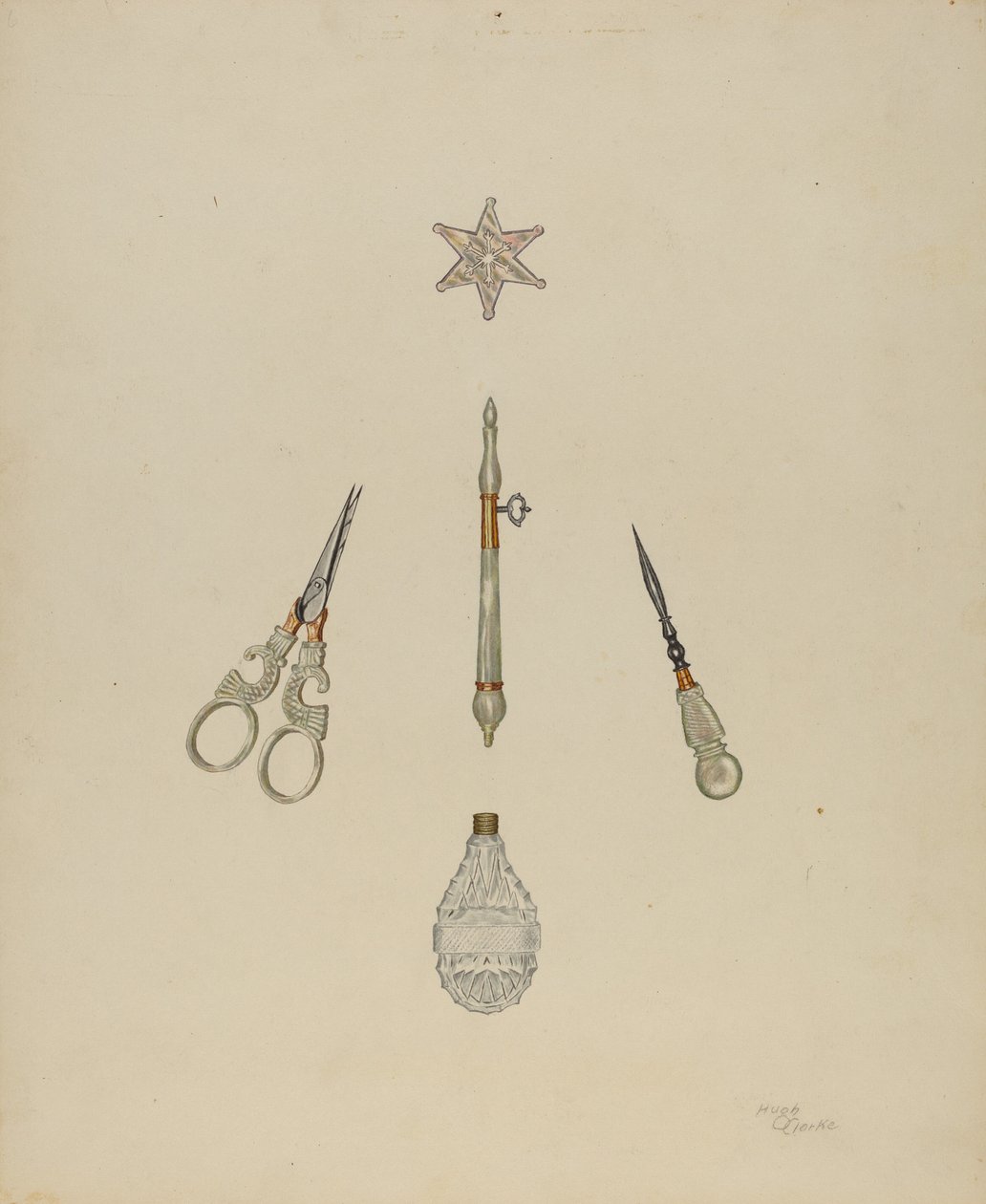 Budoár készlet alkotó: Hugh Clarke