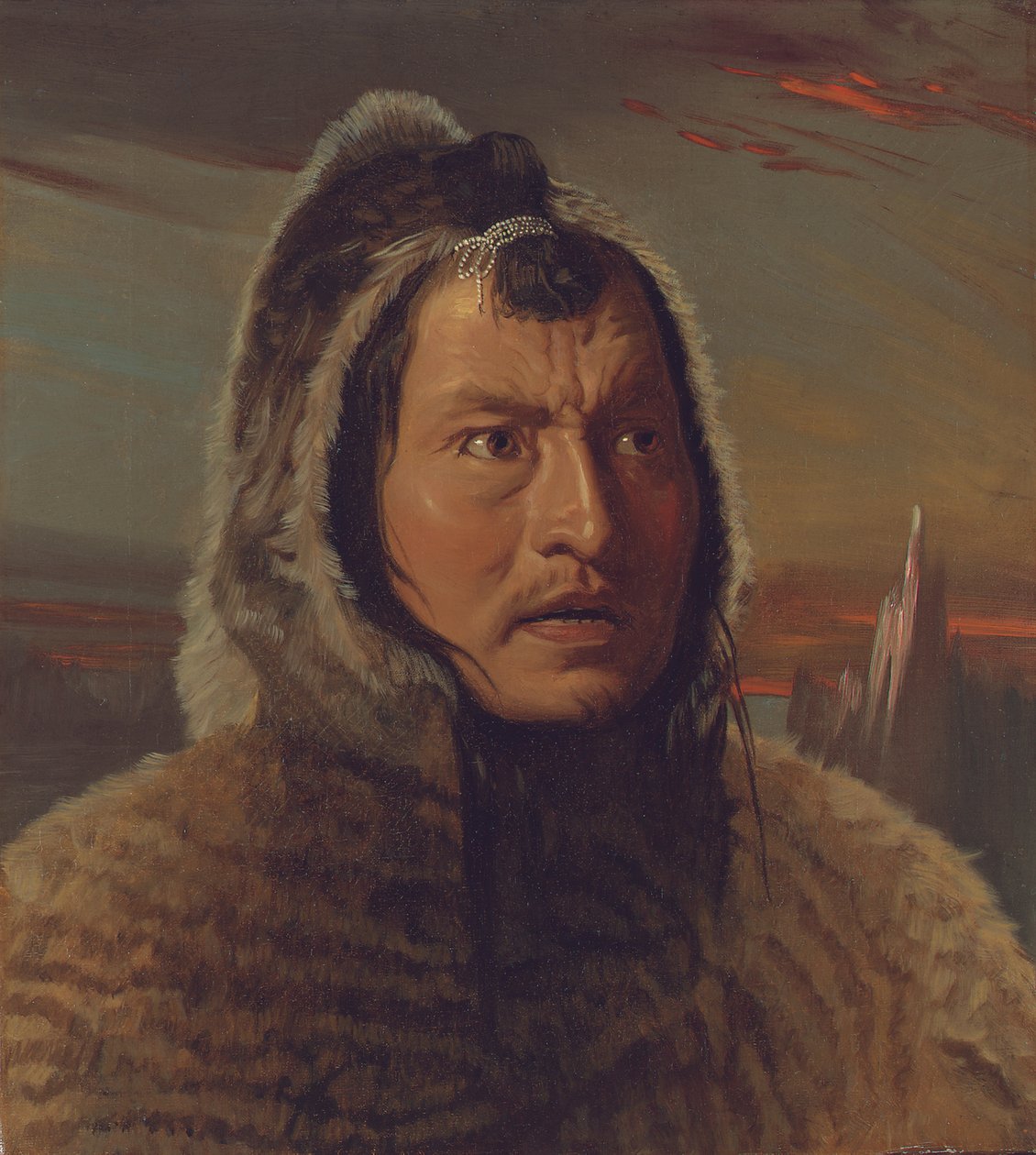 Egy eszkimó portréja alkotó: Hugh Collins