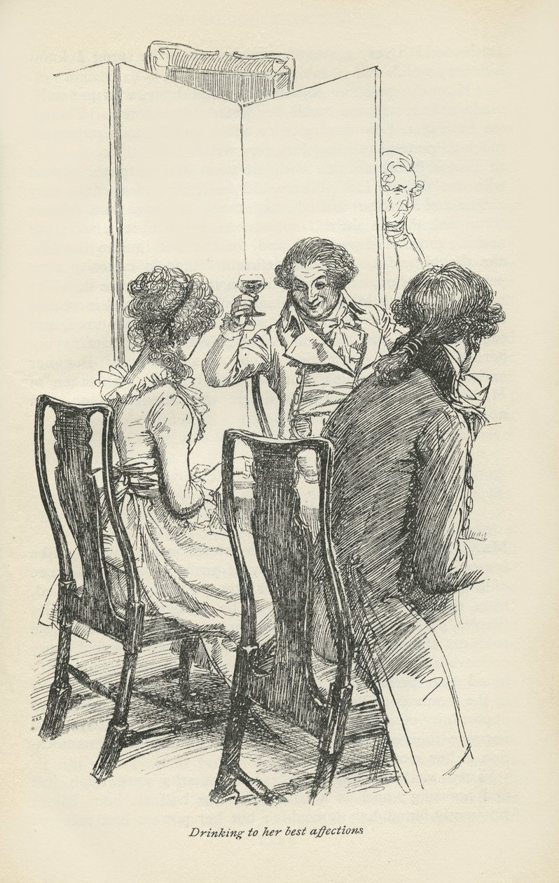 Legjobb szeretete szerint iszik, 1896 alkotó: Hugh Thomson