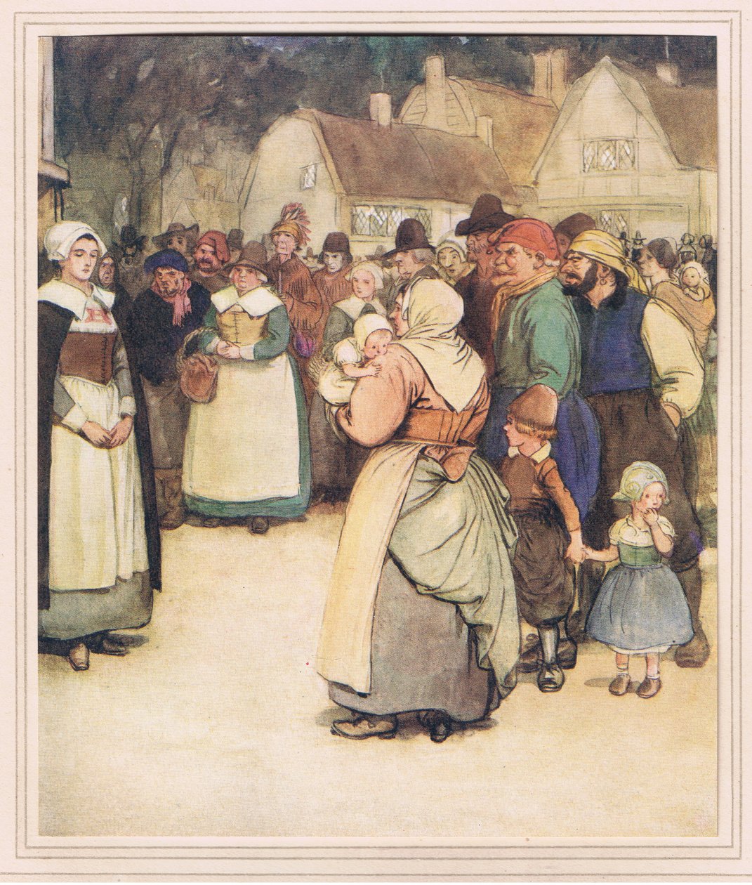Hester az állvány tövében alkotó: Hugh Thomson