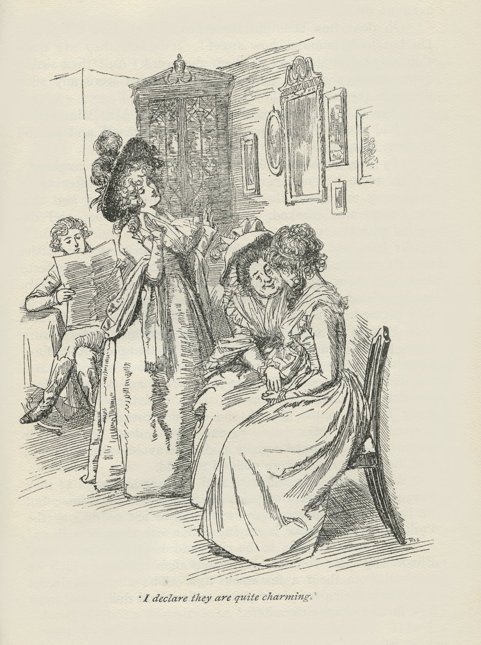 Kijelentem, hogy nagyon elbűvölőek, 1896 alkotó: Hugh Thomson