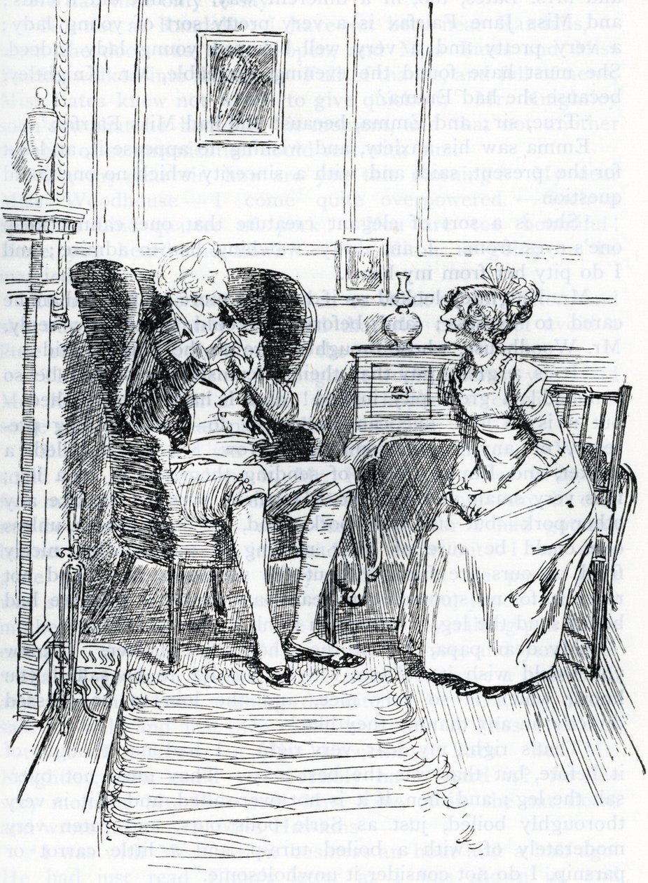 "Miss Bates" alkotó: Hugh Thomson