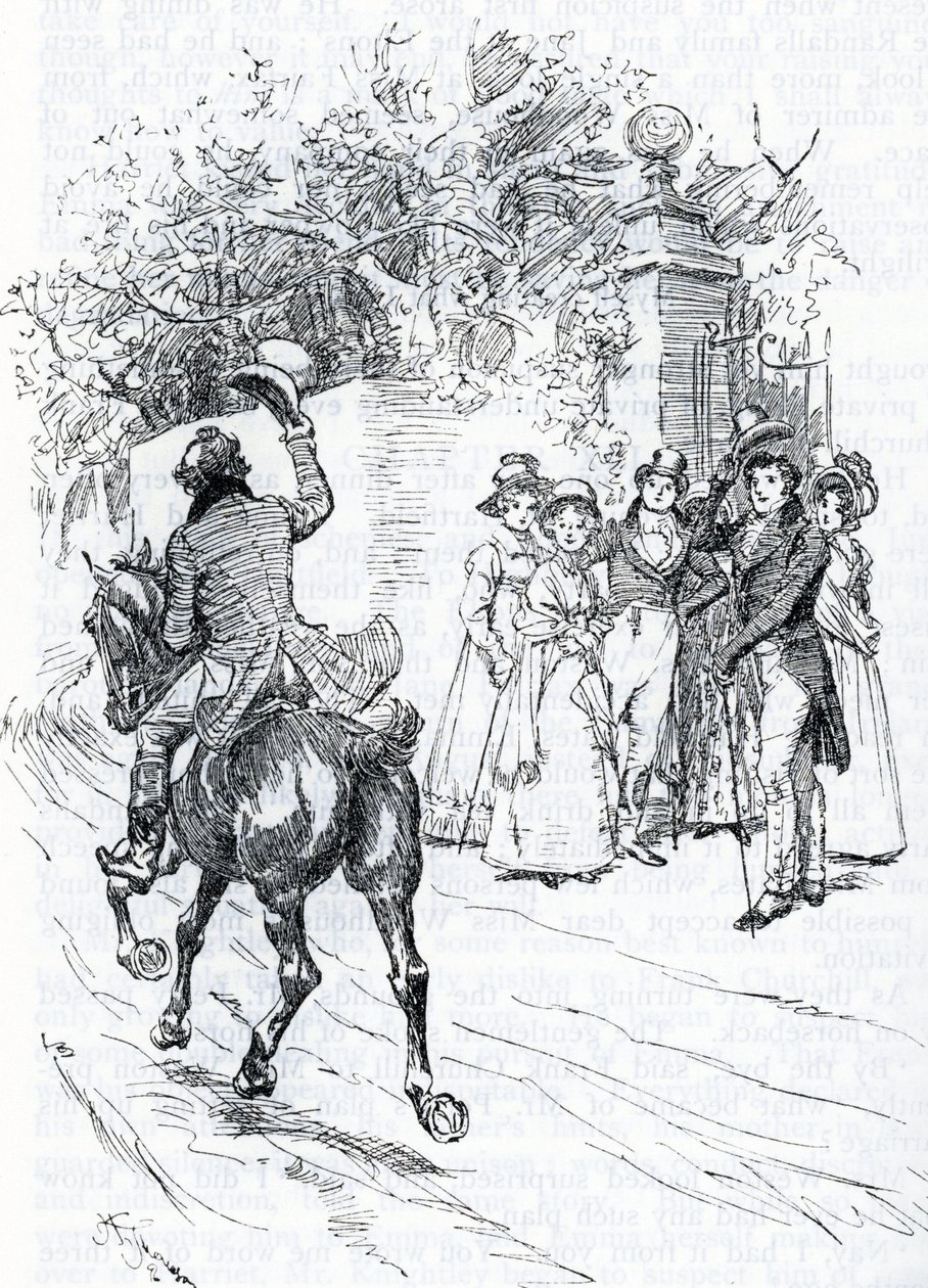 "Mr Perry passant a cheval" (illusztráció) alkotó: Hugh Thomson
