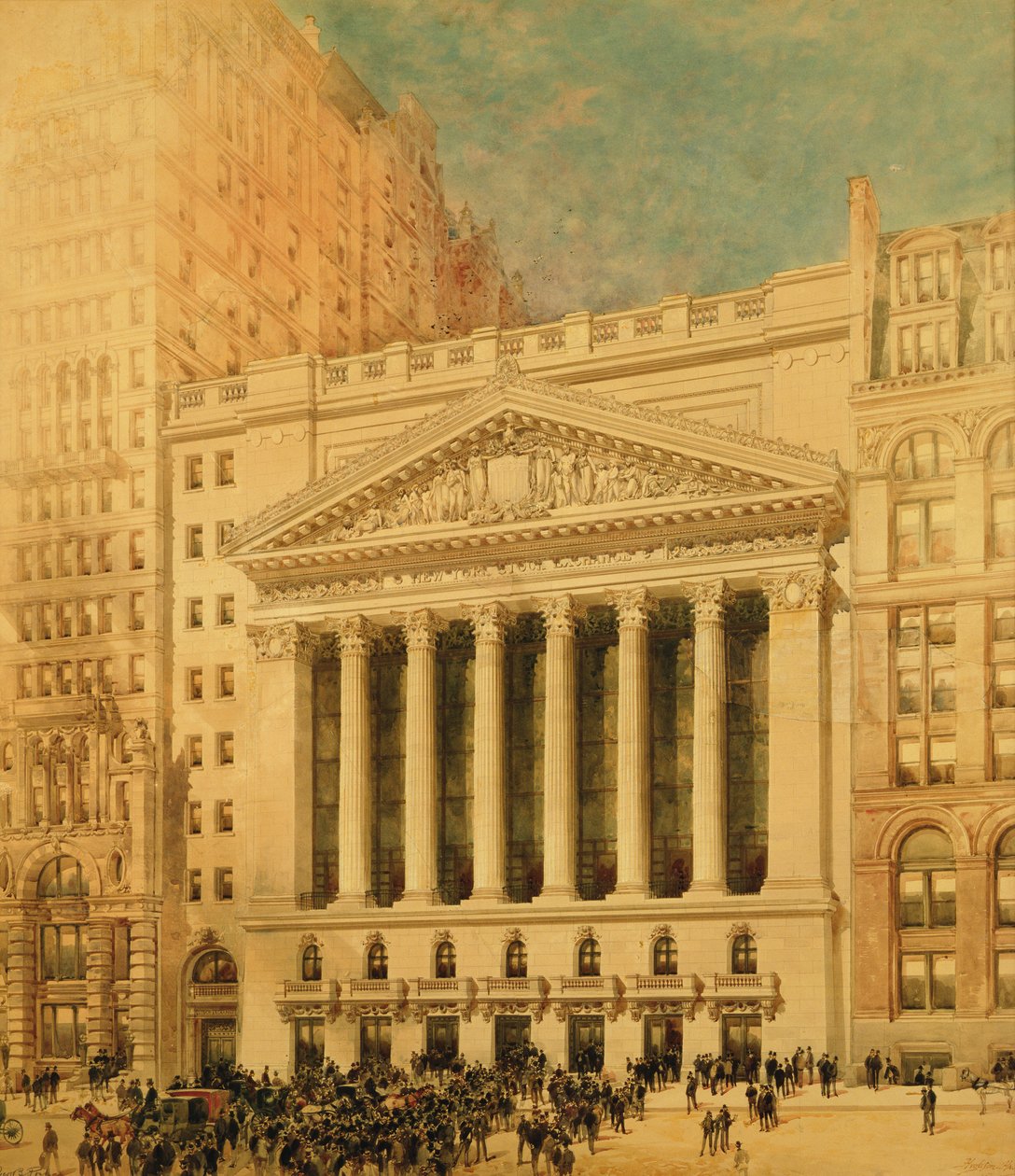 New-york-i tőzsde alkotó: Hughson Frederick Hawley