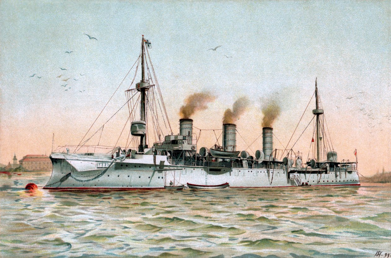 S.M. Kis cirkáló Gefion alkotó: Hugo Graf