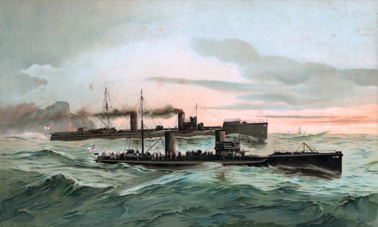 CM. Torpedobut G 108 & S.M. Torpedobut C 102 alkotó: Hugo Graf