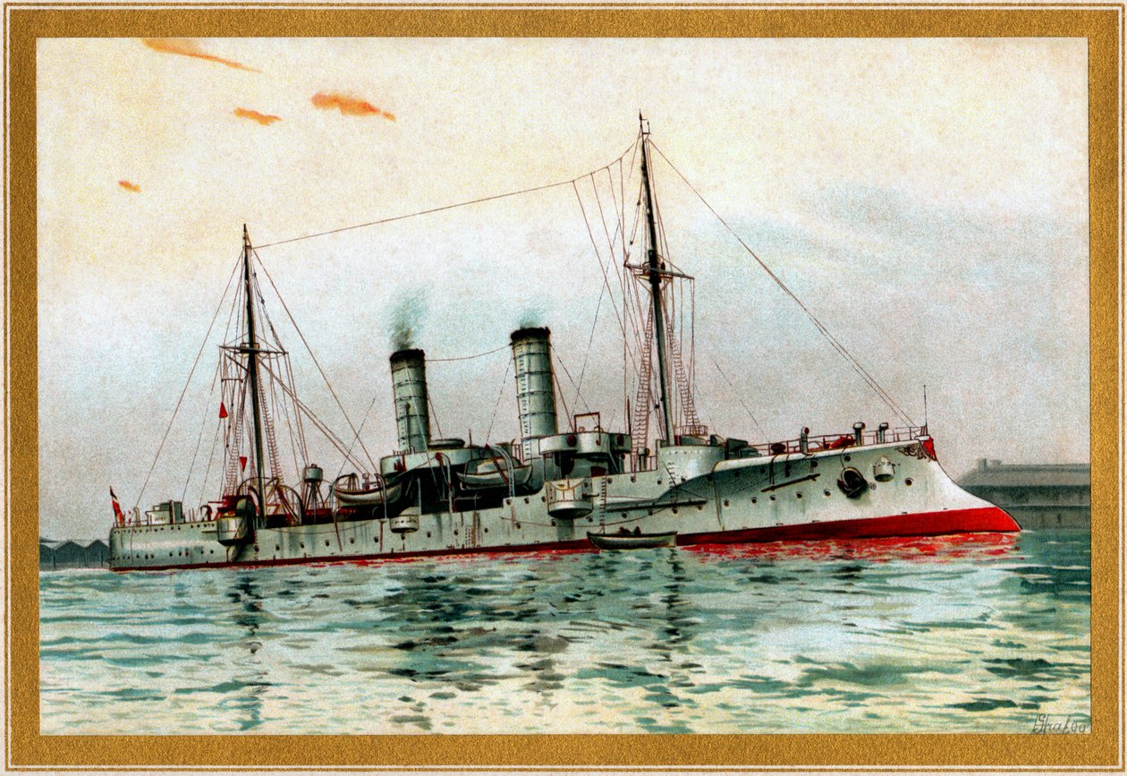 S.M. kis cirkáló Gazelle alkotó: Hugo Graf