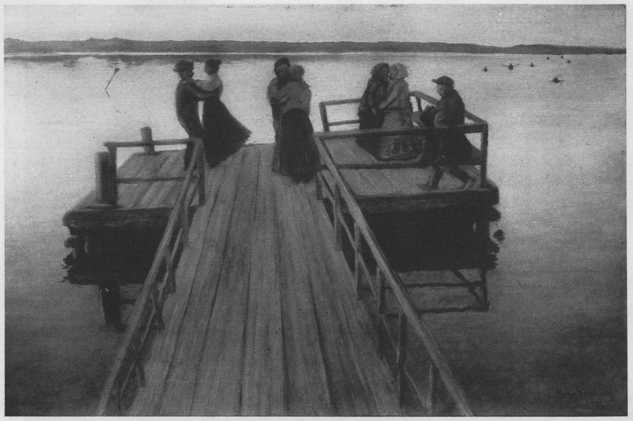  Tánc a stégen. Leírás a források szerint alkotó: Hugo Simberg