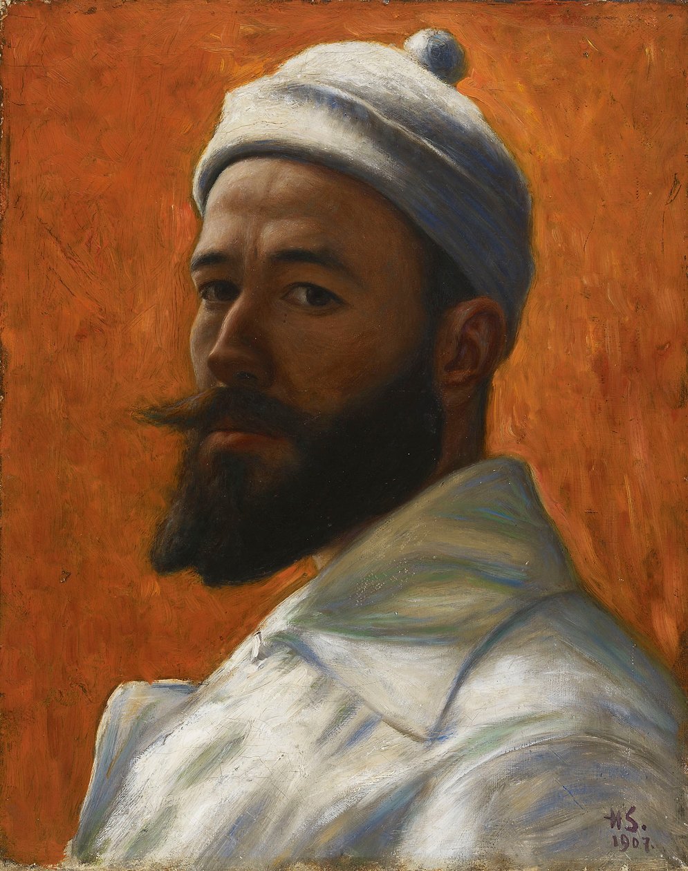 Önarckép alkotó: Hugo Simberg