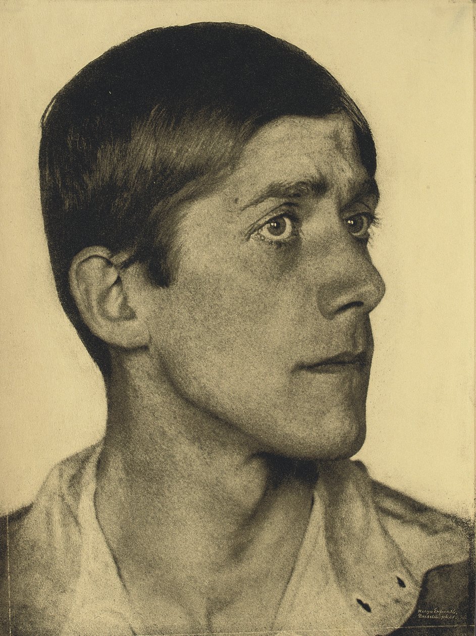 Oskar Kokoschka portréja, 1920. alkotó: Hugo Erfurth