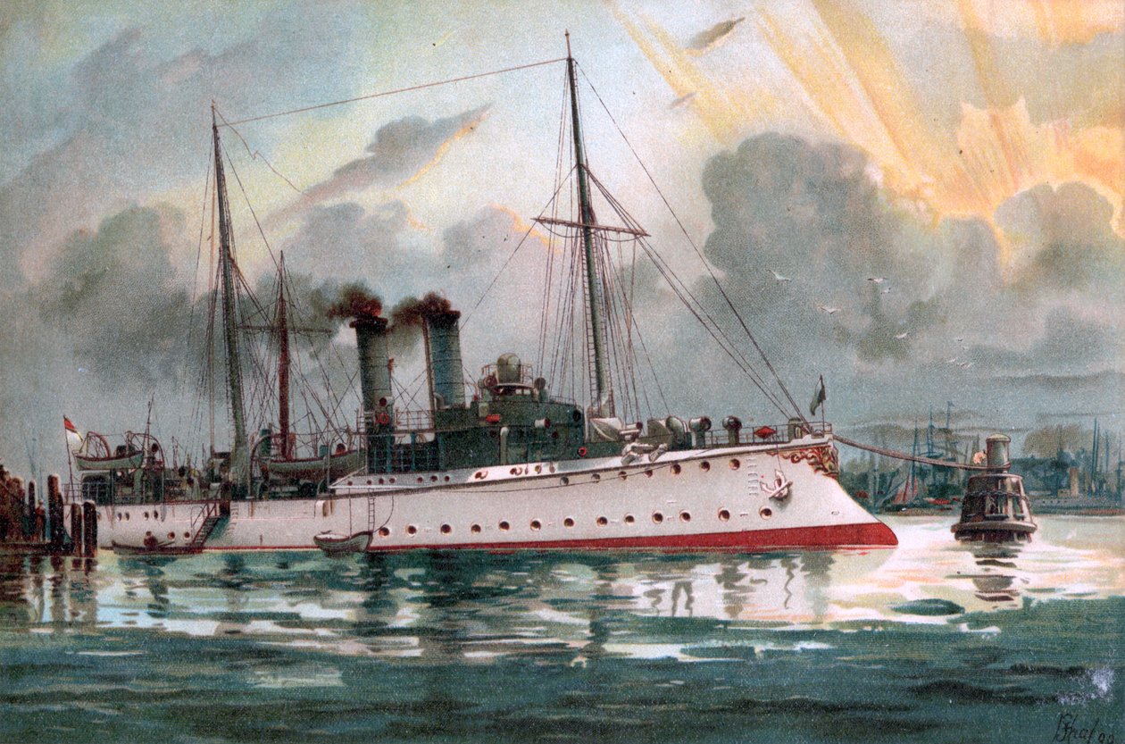 S.M. Kanonenboot Iltis alkotó: Hugo Graf