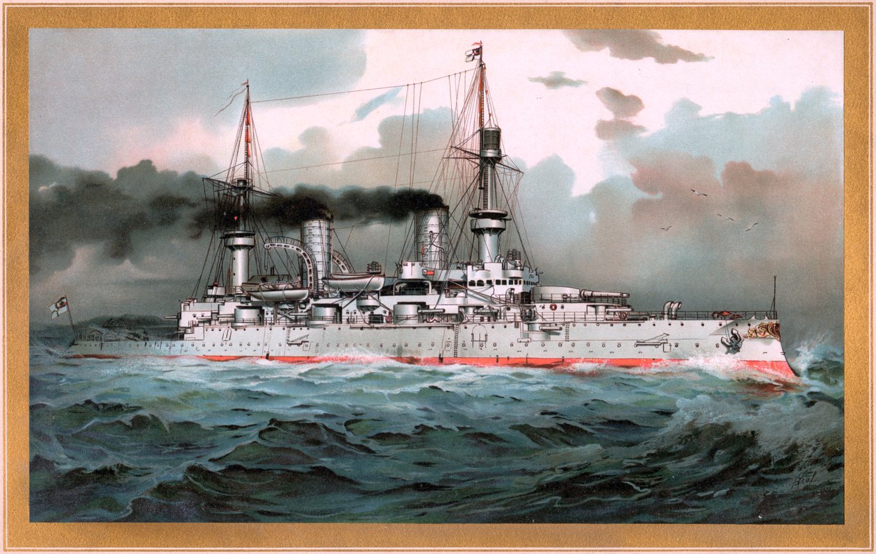 S.M. Battleship Kaiser Wilhelm II alkotó: Hugo Graf