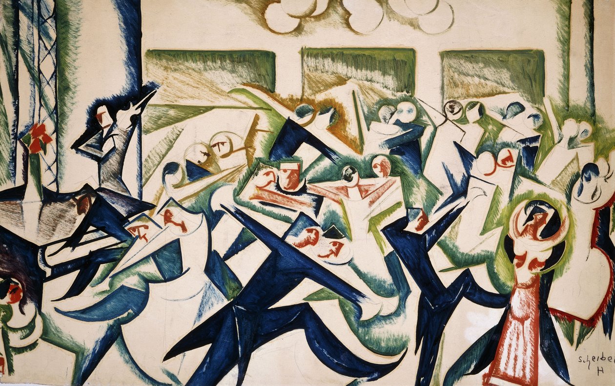 Táncosok; A tangó alkotó: Hugo Scheiber
