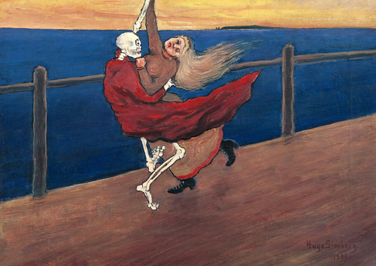 Haláltánc, Simberg, Hugo (1873-1917) alkotó: Hugo Simberg