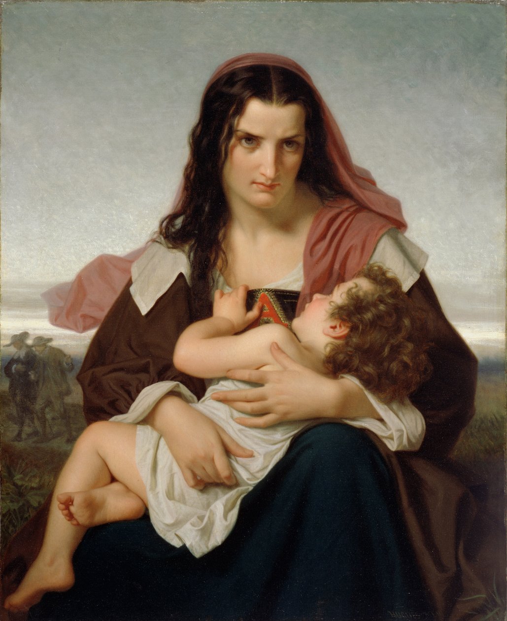 A skarlát betű, 1861 alkotó: Hugues Merle