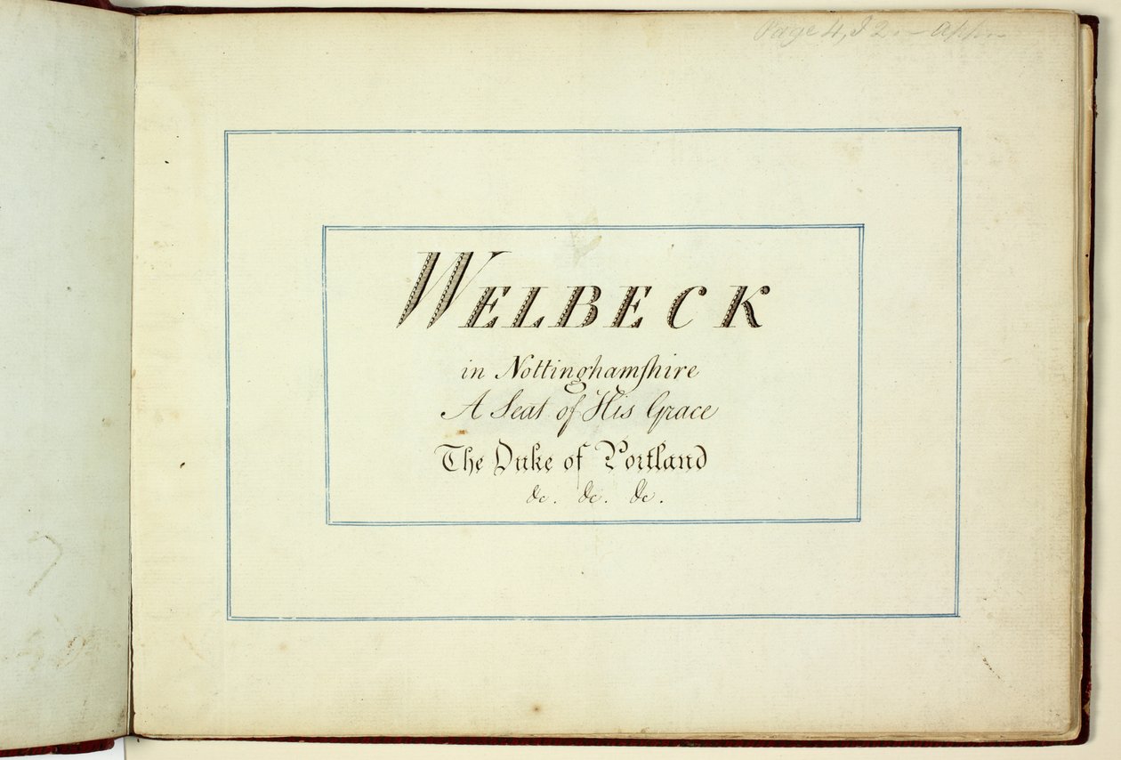 Vörös könyv: Welbeck alkotó: Humphry Repton