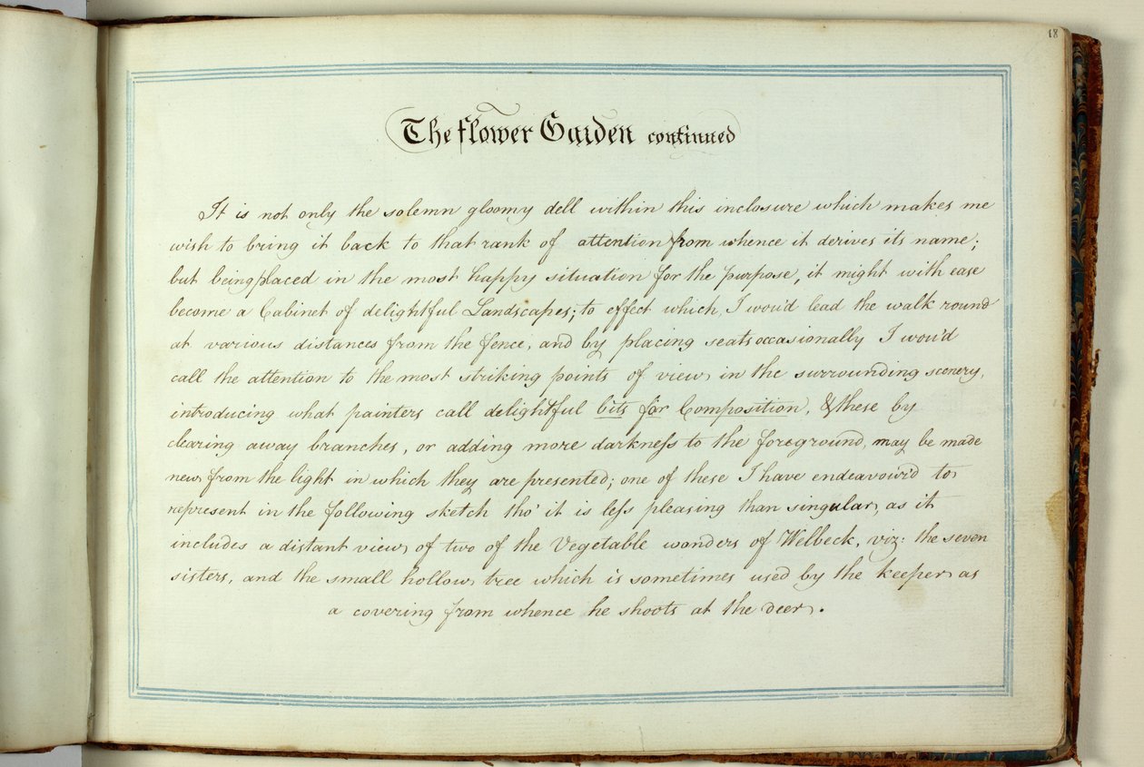 Vörös könyv: Welbeck alkotó: Humphry Repton