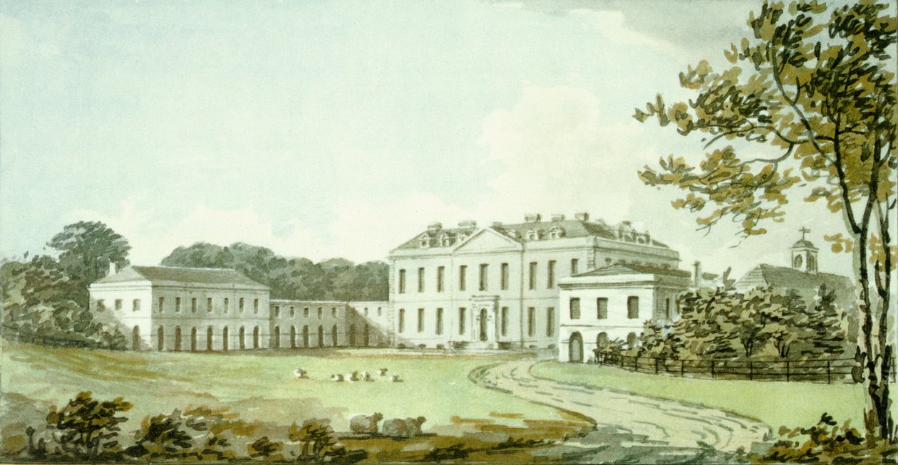 Vörös könyv a Sheringham Hall számára, 1812 körül alkotó: Humphry Repton