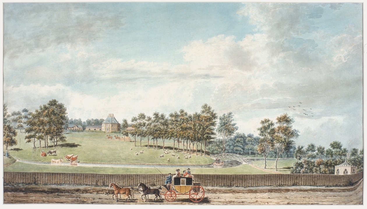 The Harwich Coach (wc szőtt papíron) alkotó: Humphry Repton
