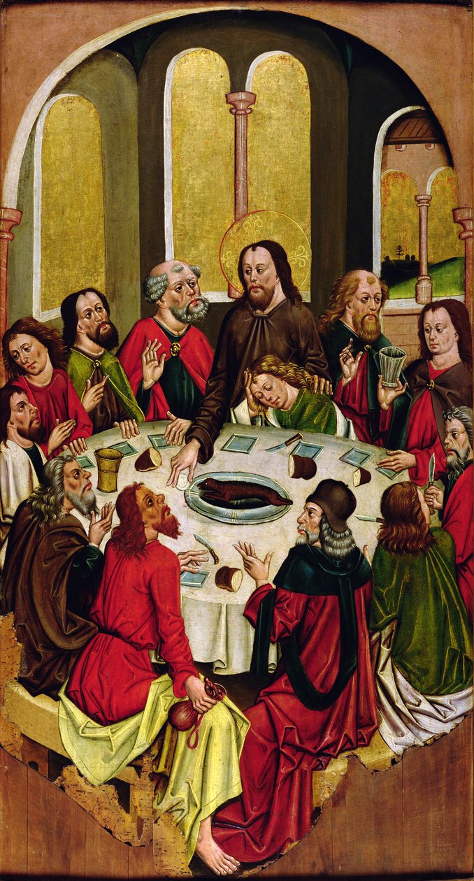 Az utolsó vacsora, Turocbela, 1480-90 alkotó: Hungarian School