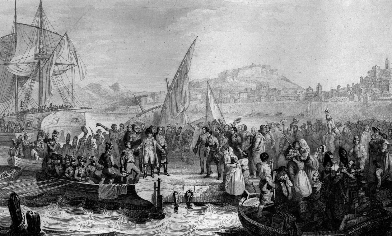 Napoleon 1 in Portoferriao alkotó: Huot Huot