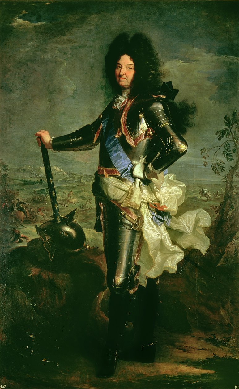 XIV. Lajos portréja (1638-1715) alkotó: Hyacinthe Francois Rigaud