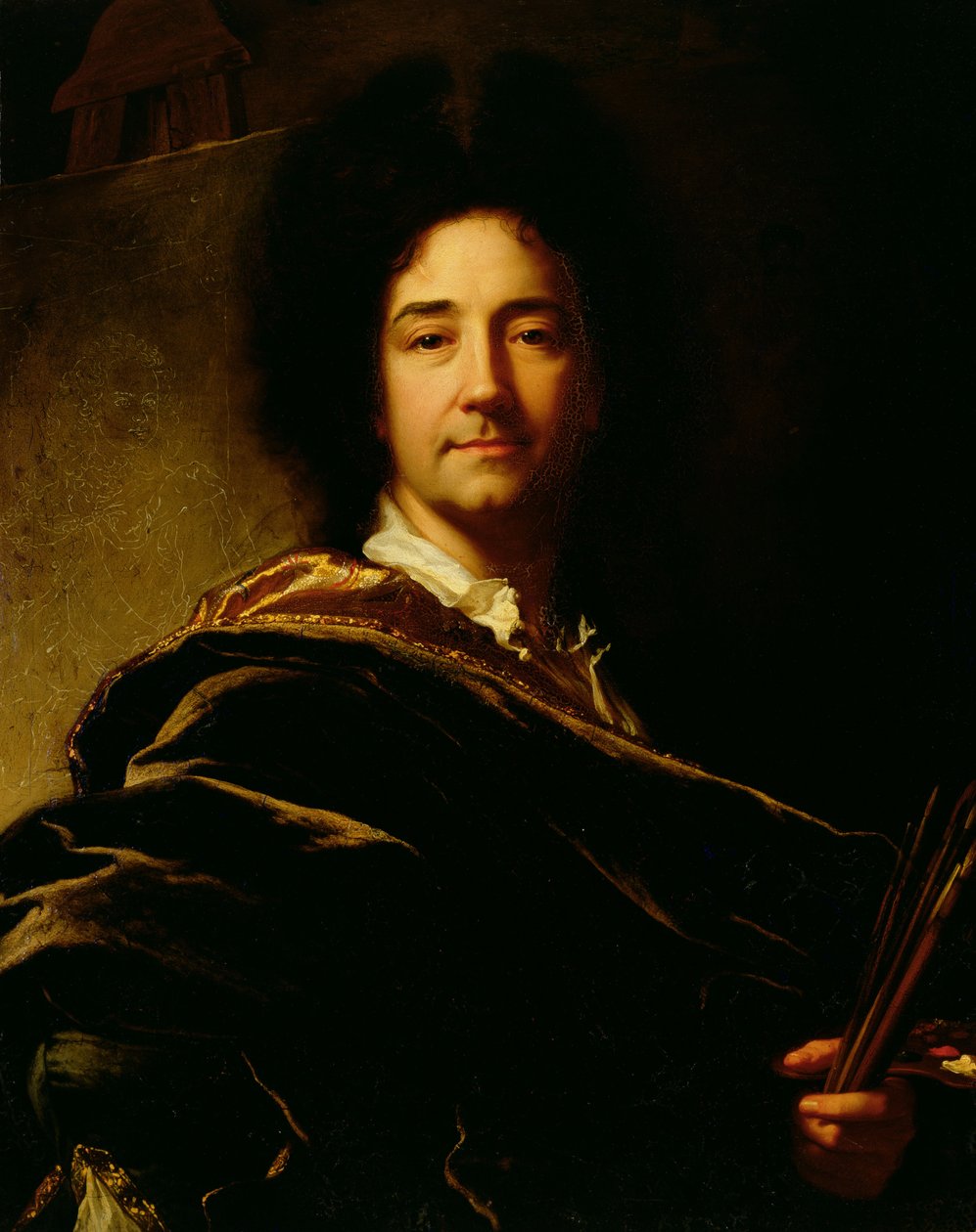 Önarckép, 1716 alkotó: Hyacinthe Francois Rigaud