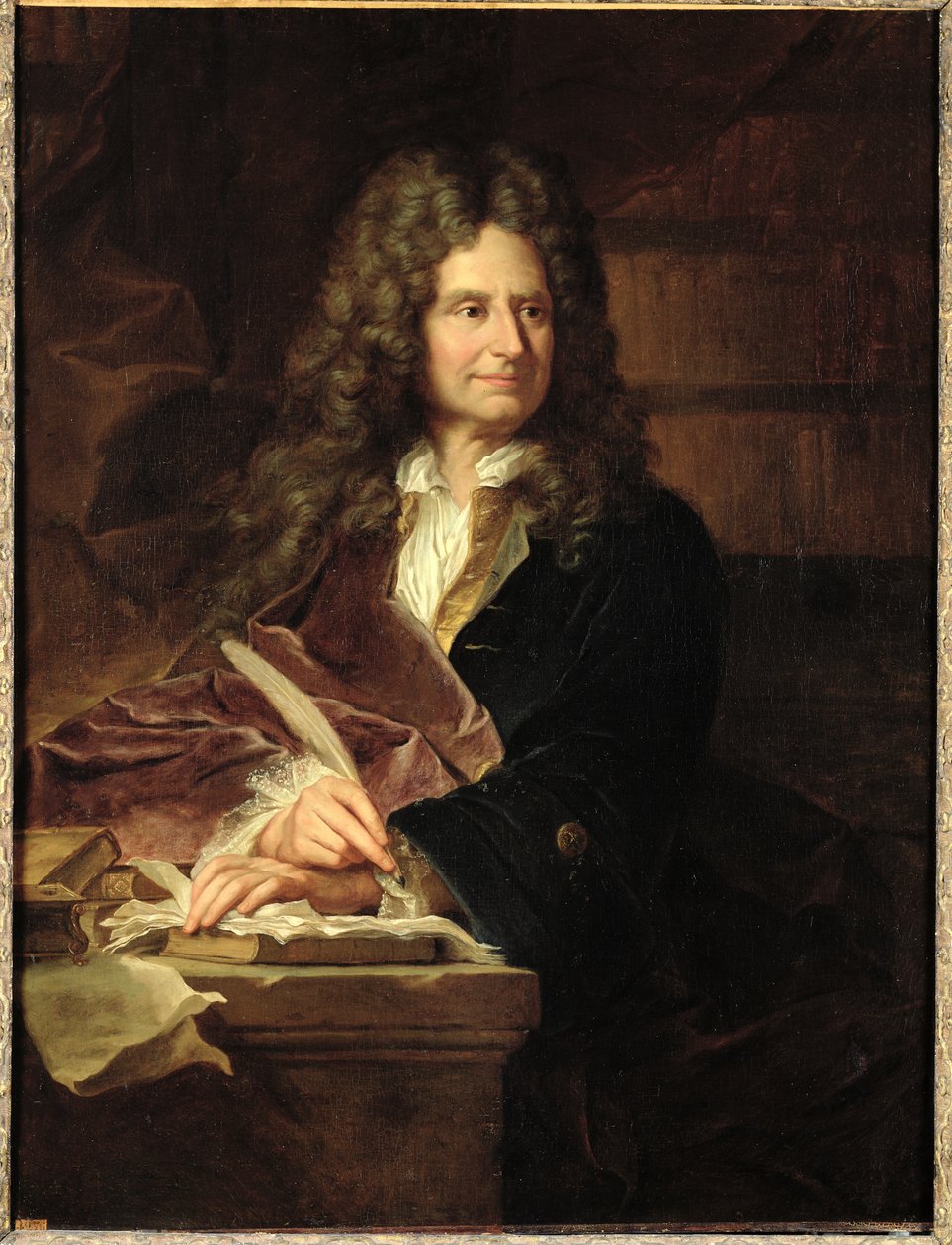 Nicolas Boileau (1636-1711) 1704 után alkotó: Hyacinthe Francois Rigaud