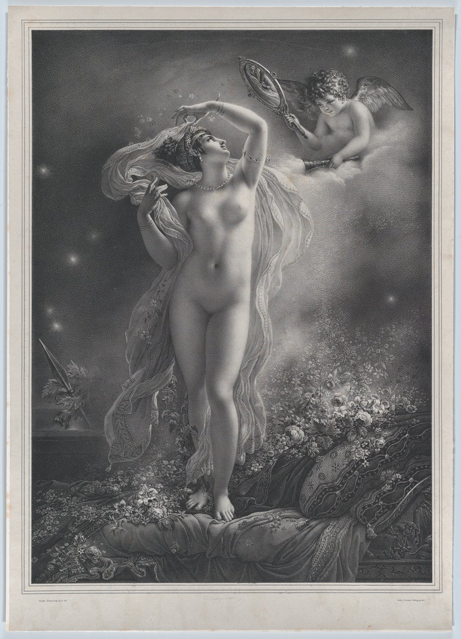 Danae, 1824. alkotó: Hyacinthe Louis Victor Jean Baptiste Aubry