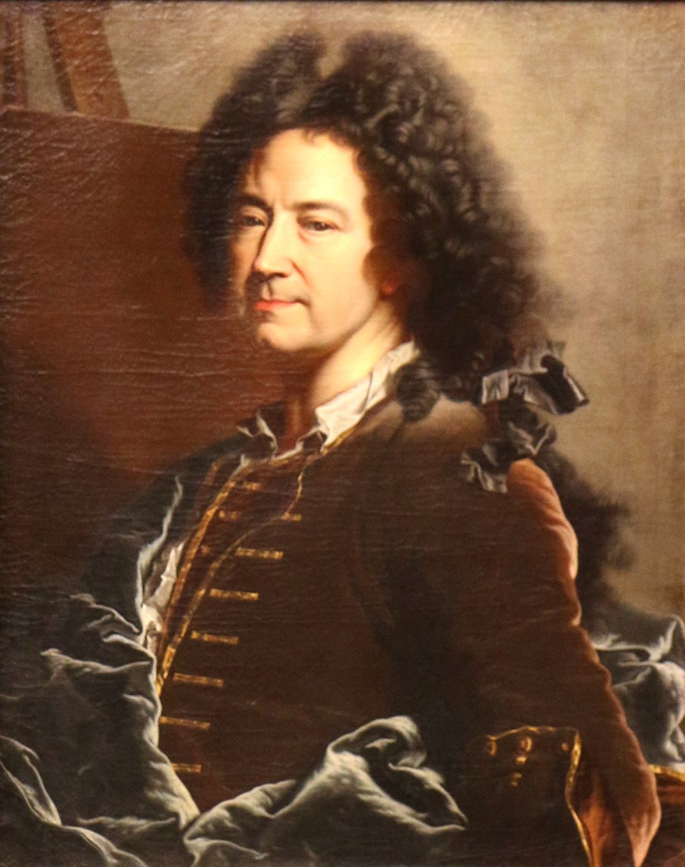 Önarckép. alkotó: Hyacinthe Rigaud