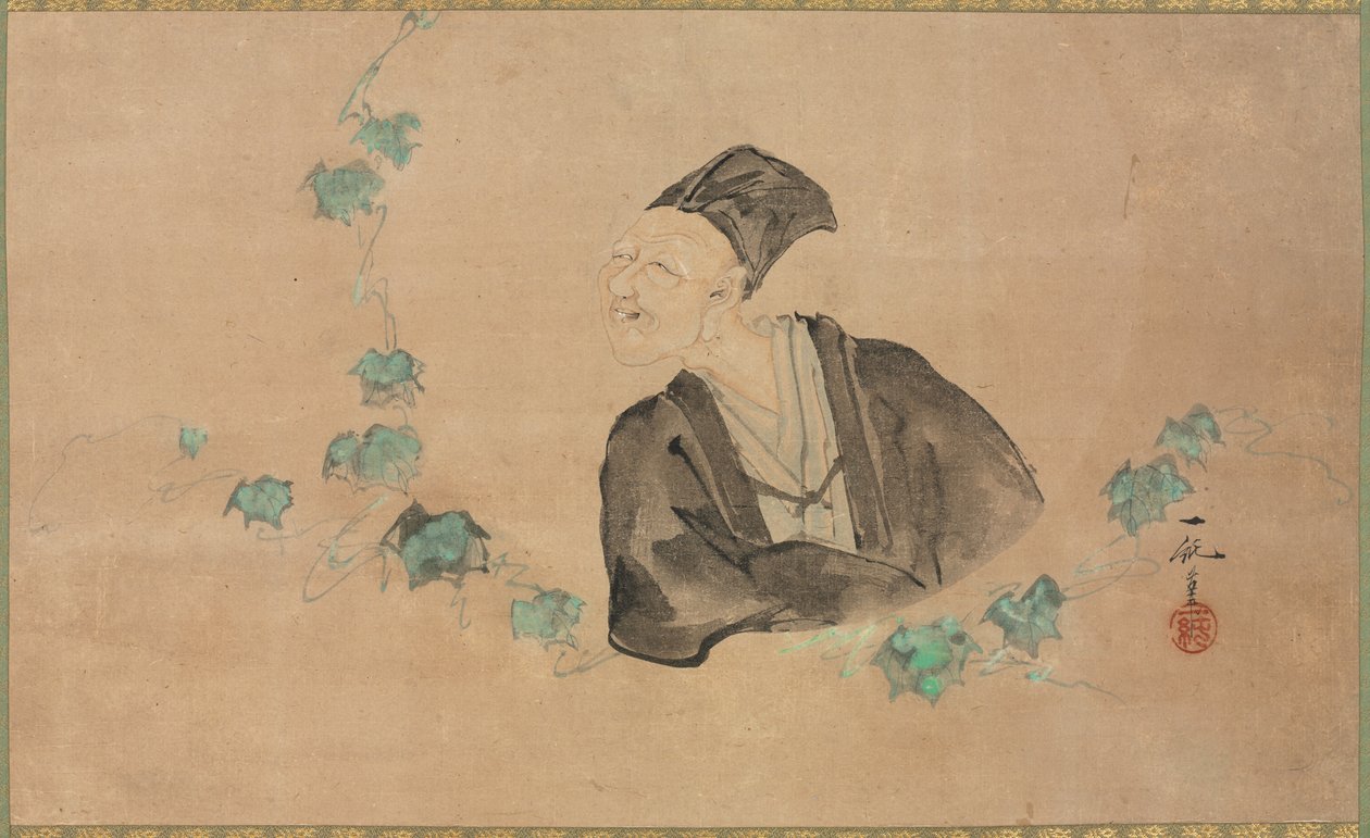 Basho portréja, 1700-as évek. alkotó: Ichijun