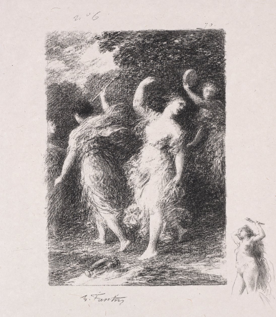 Bacchus. alkotó: Ignace Henri Jean Fantin Latour