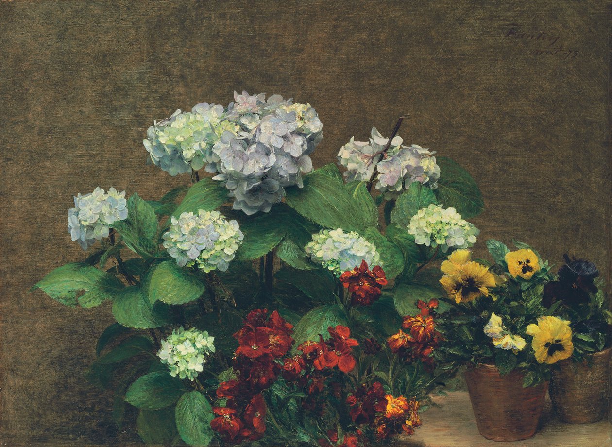 Virágok alkotó: Ignace Henri Jean Fantin Latour