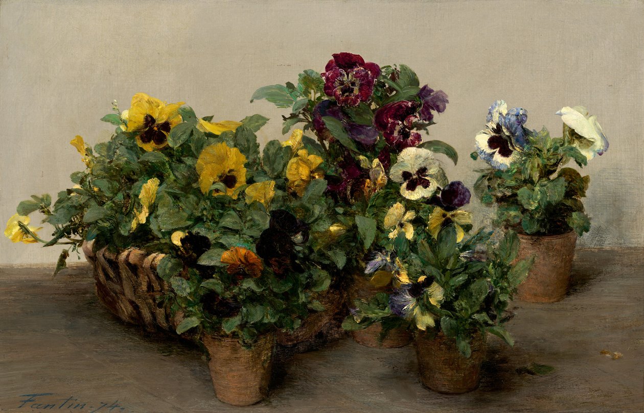Árvácskák alkotó: Ignace Henri Jean Fantin Latour