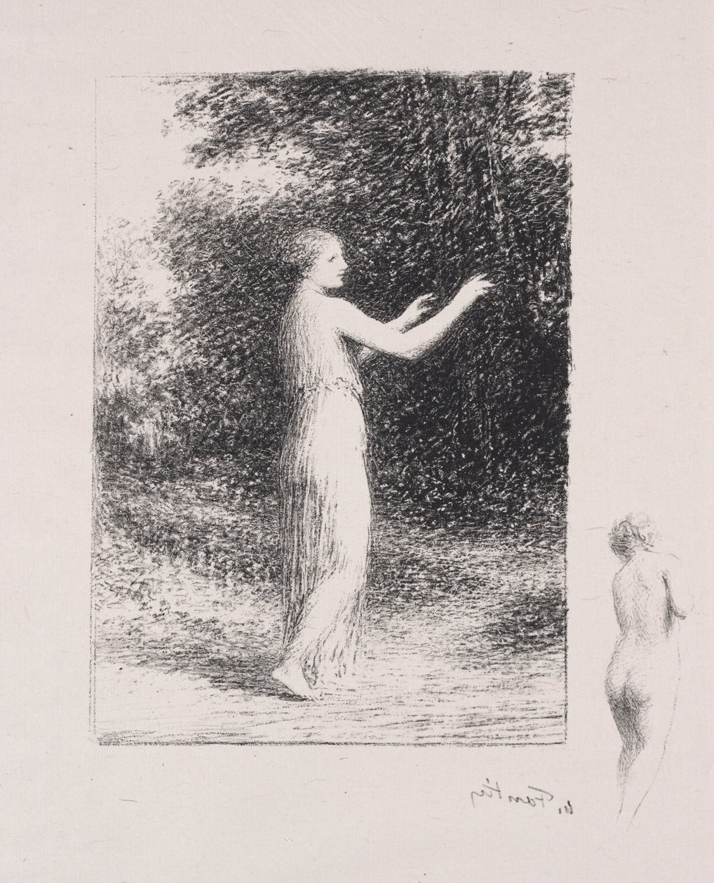 A Koldus. alkotó: Ignace Henri Jean Fantin Latour