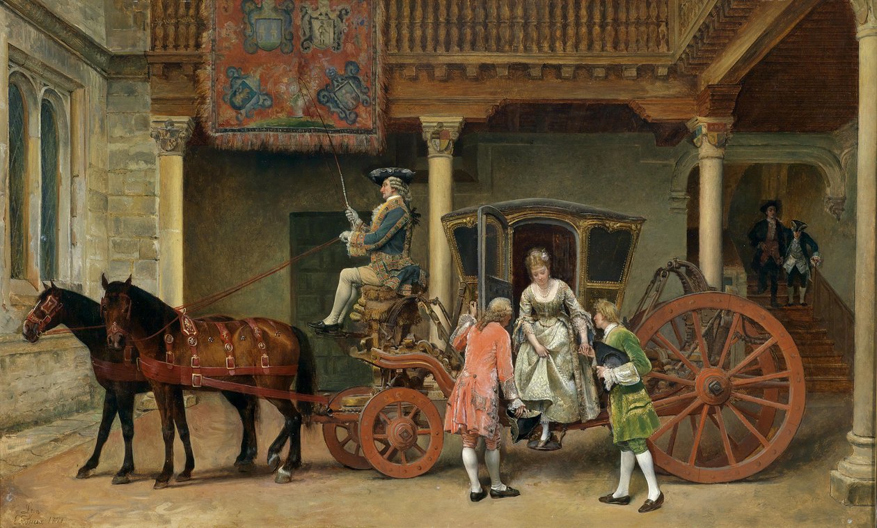 A látogatás alkotó: Ignacio Leon y Escosura