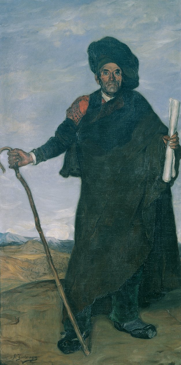A Segoviai Don Miguel népszerű költő alkotó: Ignacio Zuloaga