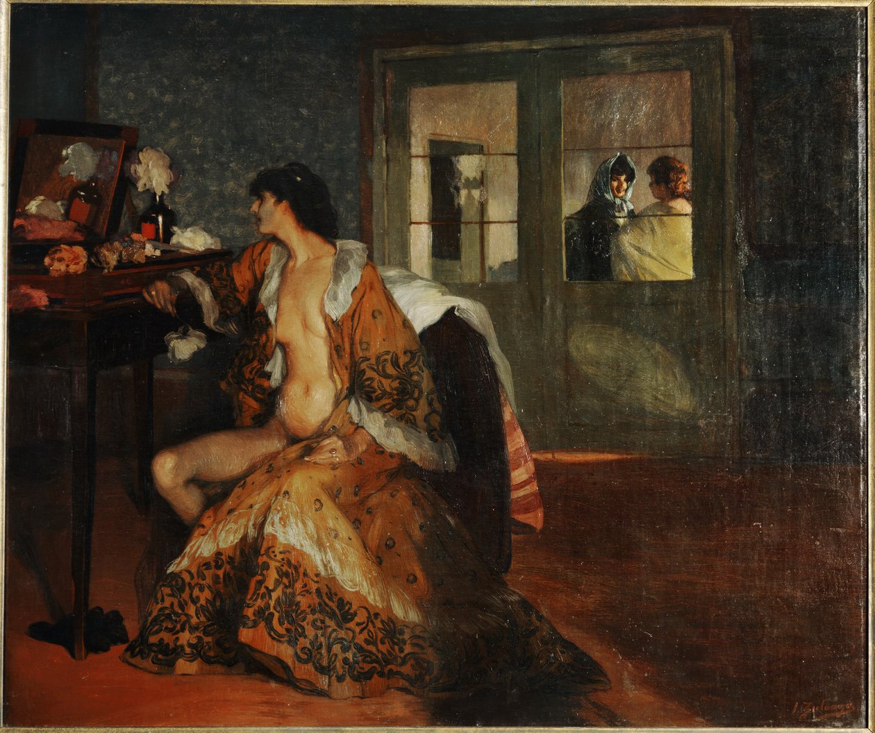 Celestina ... (festmény vászonra) alkotó: Ignacio Zuloaga y Zabaleta