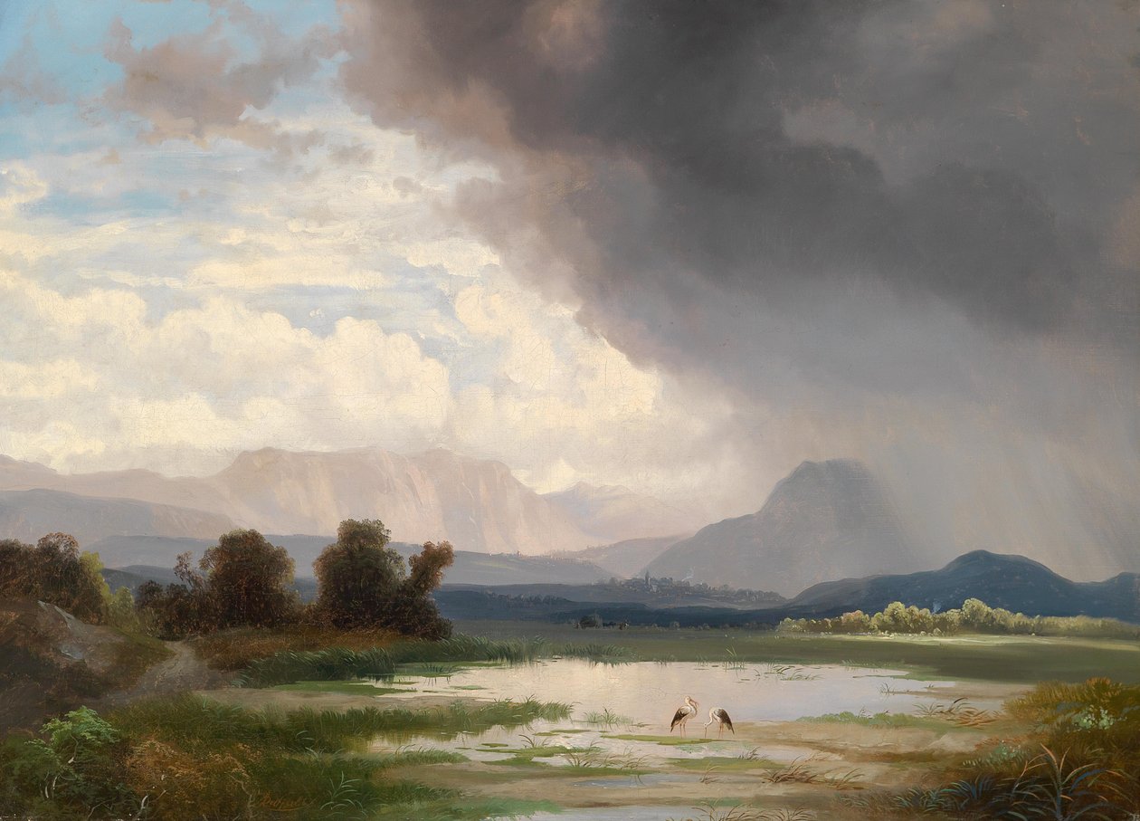 Karawankenlandschaft alkotó: Ignaz Raffalt