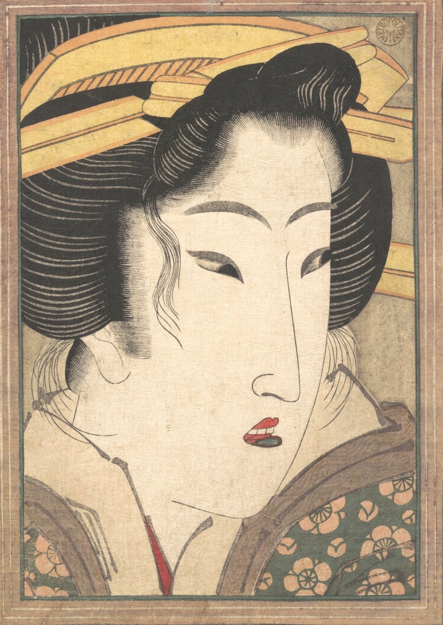 A szépség vezetője, kb. 1825. alkotó: Ikeda Eisen