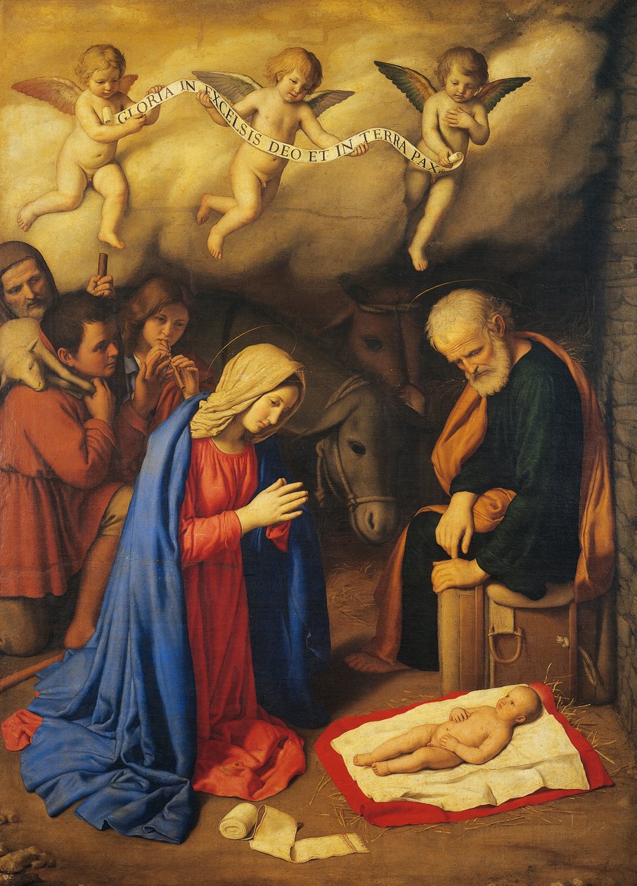 Pásztorok imádása alkotó: Il (1609 85) Sassoferrato