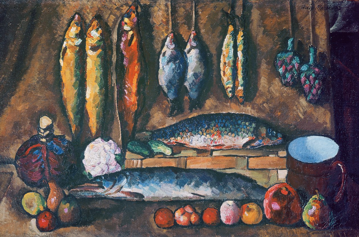 Csendélet, 1910 körül alkotó: Ilya Ivanovich Mashkov