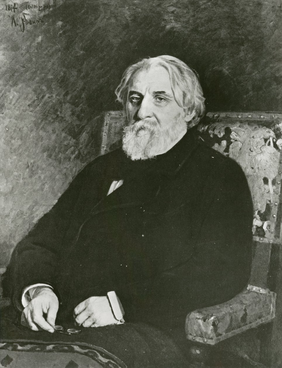 Ivan Turgenyev portréja alkotó: Ilya Efimovich (after) Repin